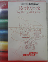 Studio Bernina Redwork by Betty Alderman #537 Embroidery Set