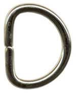 D rings Silver 20mm