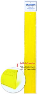 Add-a-Quarter Ruler 18