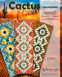 Quiltworx - Cactus Flower Tablerunners Pattern