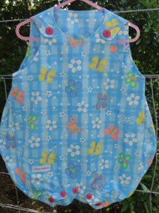 Baby Romper Suit - Butterflies - 9 - 12 months
