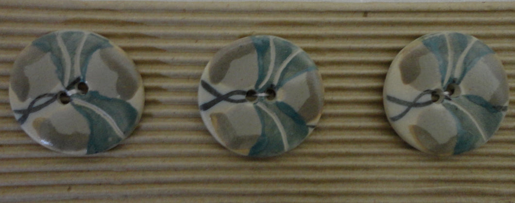 Handmade Ceramic Buttons - 2 Styles