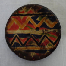 Painted Coconut Shell Buttons