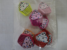 Cup Cake Wooden Buttons