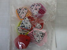 Cup Cake Wooden Buttons