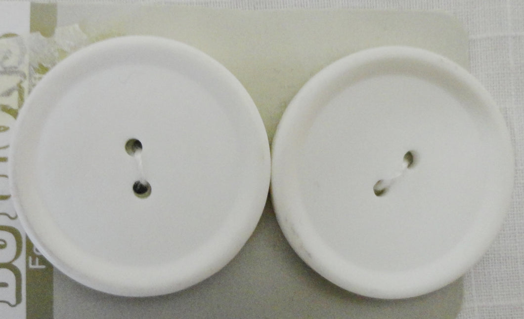 Buttons - Large - White