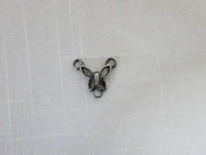 Butterfly - Gunmetal Finding, Charm