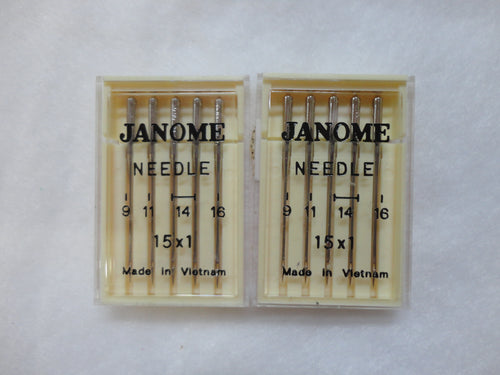 Janome Sewing Machine Needles - 2 packs on sale