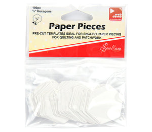 Paper Pieces - 3/4" Hexagons