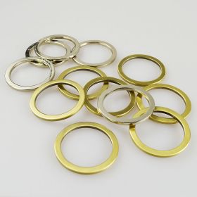 O rings Flat - Antique Gold 25mm
