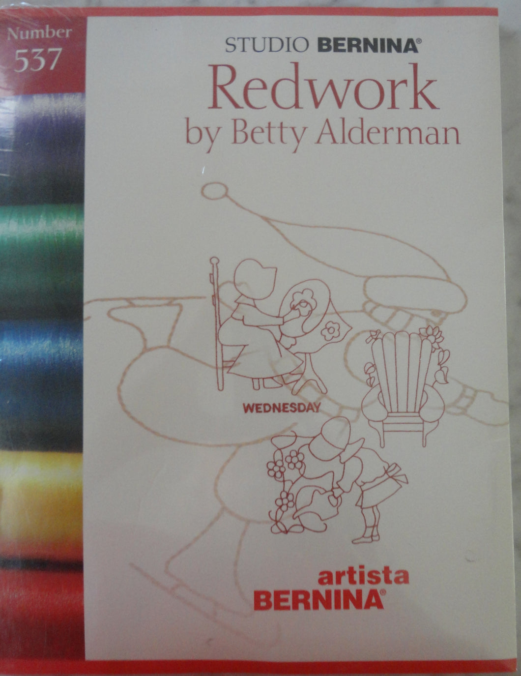 Studio Bernina Redwork by Betty Alderman #537 Embroidery Set