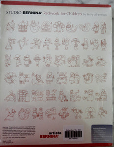 Studio Bernina Redwork for Children by Betty Alderman #764 Embroidery Set