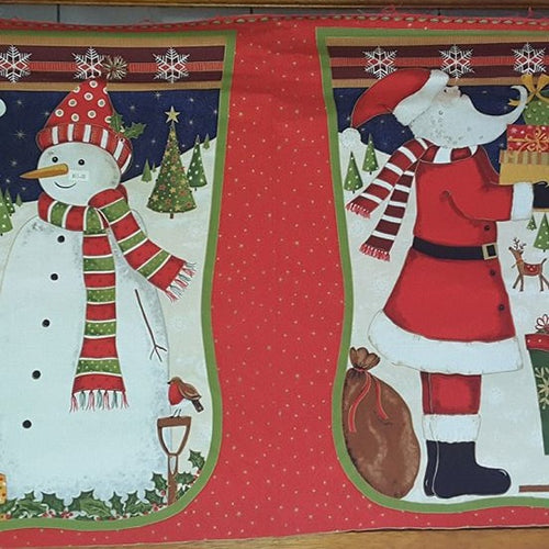 Panel - Snowman & Santa