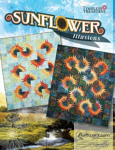 Quiltworx - Sunflower Illusions Quilt Pattern