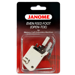 Janome Open Toe Even Feed (Walking) Foot High Shank 7mm