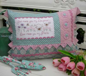 'Daughter'  by Sally Giblin for The Rivendale Collection - cushion pattern