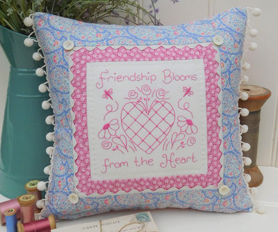 'Friendship Blooms' by Sally Giblin for The Rivendale Collection - cushion pattern