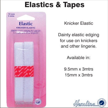 Elastic - Knicker 9.5mm x 3m
