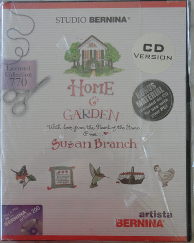 Studio Bernina Home & Garden by Susan Branch #770 Embroidery Set