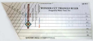 The Wonder Cut Triangle Ruler